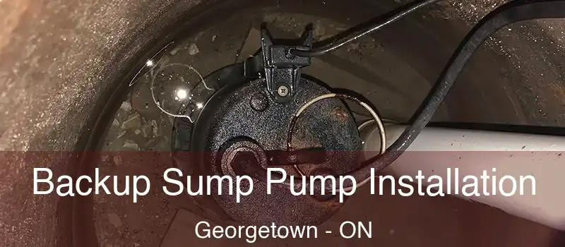 Backup Sump Pump Installation Georgetown - ON