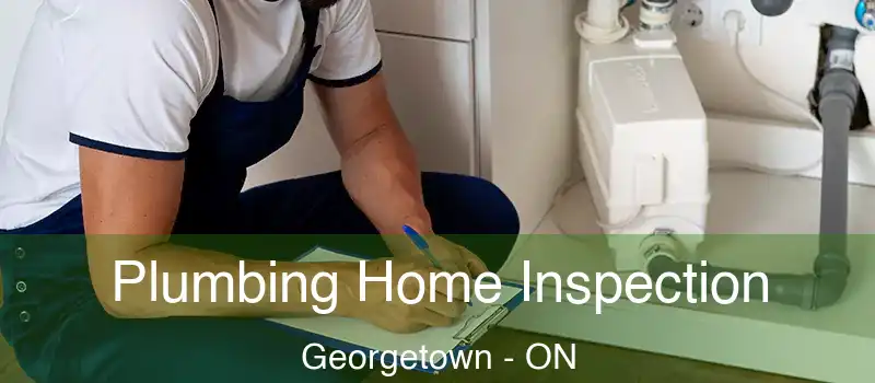 Plumbing Home Inspection Georgetown - ON